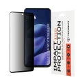 Стъклен протектор за Motorola Moto G37 / G37 Power / G47 - 111D Privacy Full Glue - Techsuit - Черен
