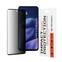 Стъклен протектор за Motorola Moto G37 / G37 Power / G47 - 111D Privacy Full Glue - Techsuit - Черен