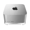 Стойка за Apple Mac Studio с вграден PVC филтър и противоплъзгаща основа LD202 (AMP04796) - Spigen - Кристално прозрачен