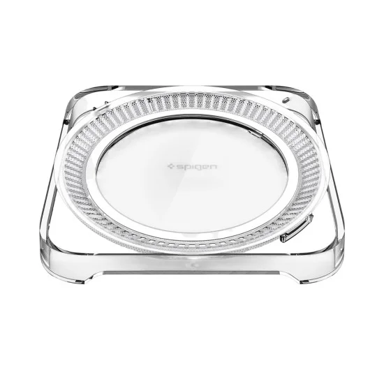 Стойка за Apple Mac Studio с вграден PVC филтър и противоплъзгаща основа LD202 (AMP04796) - Spigen - Кристално прозрачен