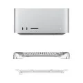 Стойка за Apple Mac Studio с вграден PVC филтър и противоплъзгаща основа LD202 (AMP04796) - Spigen - Кристално прозрачен