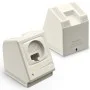 Стойка за Apple Watch Spigen Classic LS Stone (AMP11668) - организация на кабела, 65 градусов ъгъл, ретро дизайн - Сив
