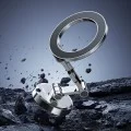 Стойка за кола D20 – Acefast, магнитен пръстен, въртене на 360°, за табло, универсална, регулируема – метално сива