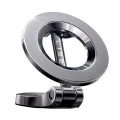 Стойка за кола Lisen (YL0223080002) - MagSafe, за табло, универсална, 360° въртене, сгъваема, силни магнити - Черен