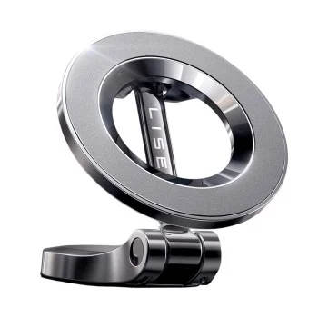 Стойка за кола Lisen (YL0223080002) - MagSafe, за табло, универсална, 360° въртене, сгъваема, силни магнити - Черен