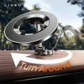 Стойка за кола Lisen (YL0223080002) - MagSafe, за табло, универсална, 360° въртене, сгъваема, силни магнити - Черен