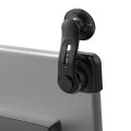 Стойка за кола OneTap (ACP07869) - за дисплей Tesla, MagSafe, Регулируема, с организатор за кабел, Без лепило - Spigen - Черен