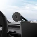 Стойка за кола OneTap (ACP07869) - за дисплей Tesla, MagSafe, Регулируема, с организатор за кабел, Без лепило - Spigen - Черен