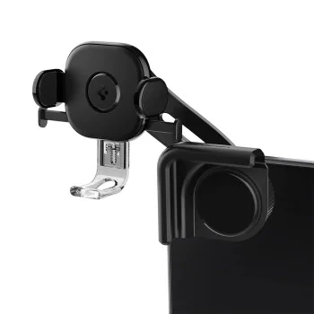 Стойка за кола Spigen Car Holder Tap Lock (ACP07871) - за Tesla, монтаж на екран, универсална, регулируеми ъгли, без лепило - Черен
