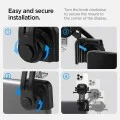Стойка за кола Spigen Car Holder Tap Lock (ACP07871) - за Tesla, монтаж на екран, универсална, регулируеми ъгли, без лепило - Черен