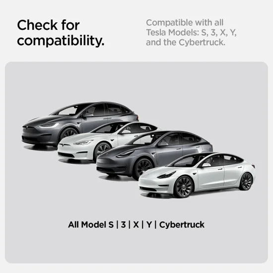 Стойка за кола Spigen Car Holder Tap Lock (ACP07871) - за Tesla, монтаж на екран, универсална, регулируеми ъгли, без лепило - Черен