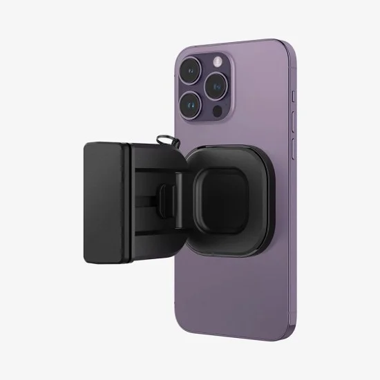 Стойка за кола Spigen OneTap MagSafe Phone Mount (AMP05756) - компактен и сгъваем дизайн, регулируеми ъгли, лесен монтаж - Черен