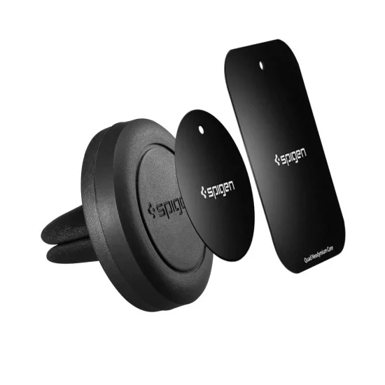 Стойка за кола Spigen Q11 (SGP11583) - магнитна, за вентилация, мини размер - Черна