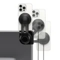 Стойка за кола с безжично зареждане Spigen (ACP07870) - с Type-C кабел, MagSafe, Qi2, 15W, за всички модели Tesla - Черен