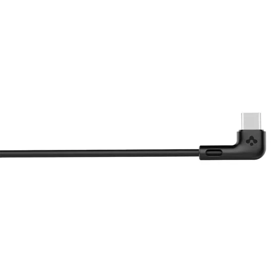Стойка за кола с безжично зареждане Spigen (ACP07870) - с Type-C кабел, MagSafe, Qi2, 15W, за всички модели Tesla - Черен