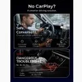 Стойка за кола с безжично зарядно Lisen W704 Pro (YL0225090003) - за вентилация, със зарядно, Type-C кабел, 25W, Qi2.2 - Черен
