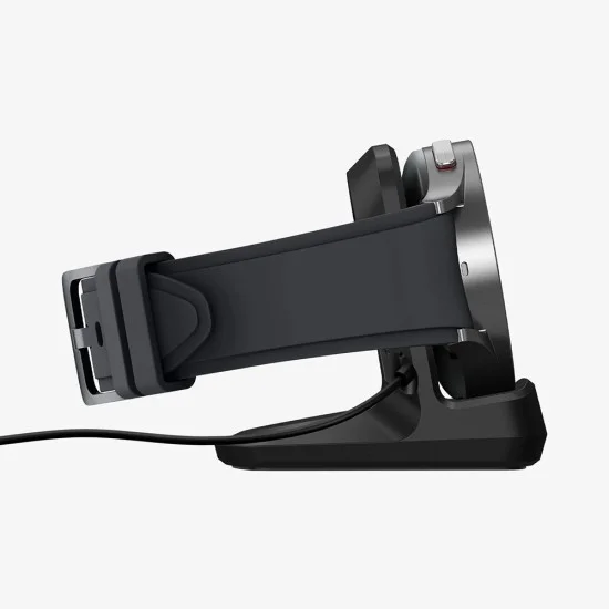 Стойка за смарт часовник Spigen Galaxy Watch Stand S353 (AMP05302) - за Samsung Galaxy Ultra/7/6/6 Classic/5/5 Pro - Черен
