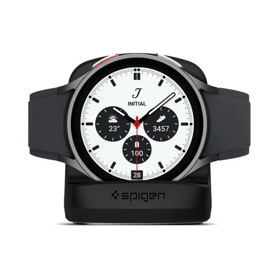 Стойка за смарт часовник Spigen Galaxy Watch Stand S353 (AMP05302) - за Samsung Galaxy Ultra/7/6/6 Classic/5/5 Pro - Черен