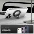 Стойка за телефон Spigen O-Mag OM106 (AMP09334) - дизайн против надраскване, силен магнитен захват, 360 градуса ротация - Черен