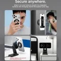 Стойка за телефон Spigen O-Mag OM106 (AMP09334) - дизайн против надраскване, силен магнитен захват, 360 градуса ротация - Черен