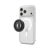 Стойка за телефон Spigen O-Mag OM108 Mag Fit+ (AMP11739) - дизайн против надраскване, силен магнитен захват, 360 градуса ротация - Черен