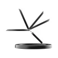 Стойка за телефон Spigen O-Mag OM108 Mag Fit+ (AMP11739) - дизайн против надраскване, силен магнитен захват, 360 градуса ротация - Черен