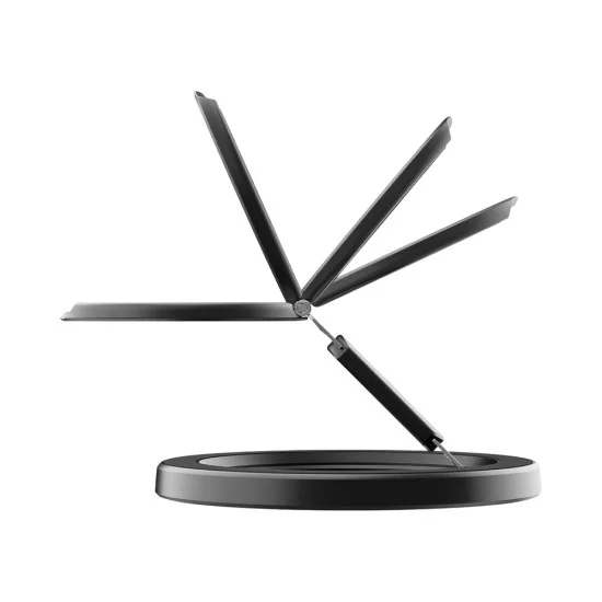 Стойка за телефон Spigen O-Mag OM108 Mag Fit+ (AMP11739) - дизайн против надраскване, силен магнитен захват, 360 градуса ротация - Черен