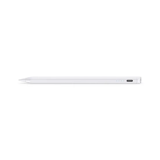 Stylus Pen (T3) - Lito - за Android, iOS, Microsoft, Type-C, бързо зареждане, 90mAh, алуминиева сплав - Бял