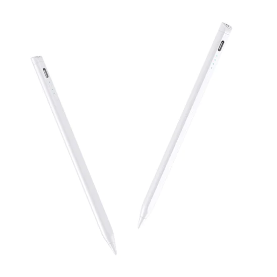 Stylus Pen (T3) - Lito - за Android, iOS, Microsoft, Type-C, бързо зареждане, 90mAh, алуминиева сплав - Бял