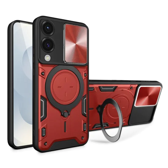 Techsuit - CamGuard Pro - Samsung Galaxy S25 Edge - Червен