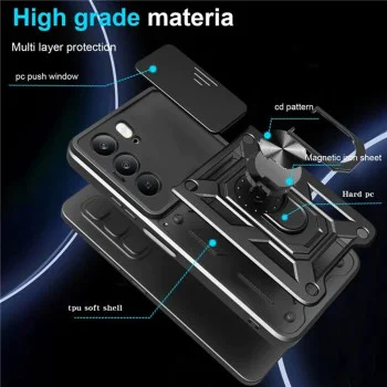 Techsuit - CamShield Series - Realme C75 / Realme 14x - черен