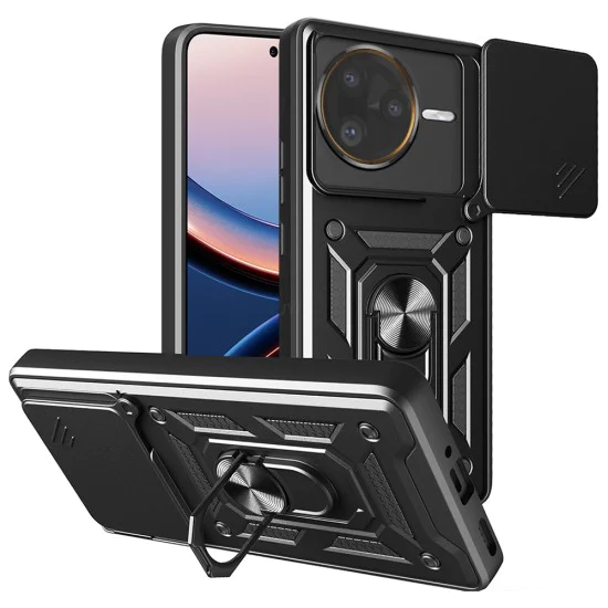 Techsuit - CamShield Series - Xiaomi Poco F7 Ultra - черен