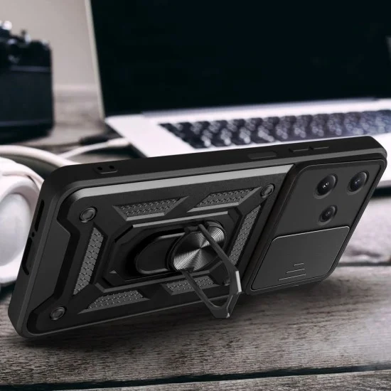 Techsuit - CamShield Series - Xiaomi Redmi 12 5G - Black