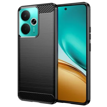 Techsuit - Carbon Silicone - Realme 14 / Realme 14T - черен