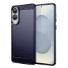 Techsuit - Carbon Silicone - Samsung Galaxy S25 Edge - Син