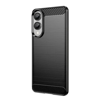 Techsuit - Carbon Silicone - Samsung Galaxy S25 Edge - черен