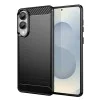 Techsuit - Carbon Silicone - Samsung Galaxy S25 Edge - черен