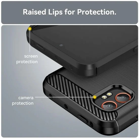 Techsuit - Carbon Silicone - Samsung Galaxy Xcover7 Pro - черен