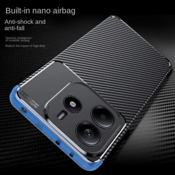 Techsuit - CarbonFiber - Xiaomi Redmi Note 14 5G - черен