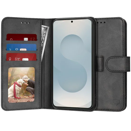 Techsuit - Дневник - Samsung Galaxy S25 Edge - черен