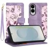 Techsuit - FlipCraft - Samsung Galaxy S25 Edge - Мистериозно лилаво