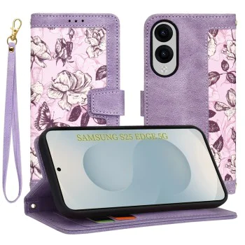 Techsuit - FlipCraft - Samsung Galaxy S25 Edge - Мистериозно лилаво