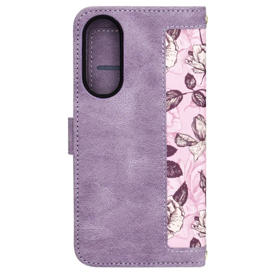Techsuit - FlipCraft - Samsung Galaxy S25 Edge - Мистериозно лилаво