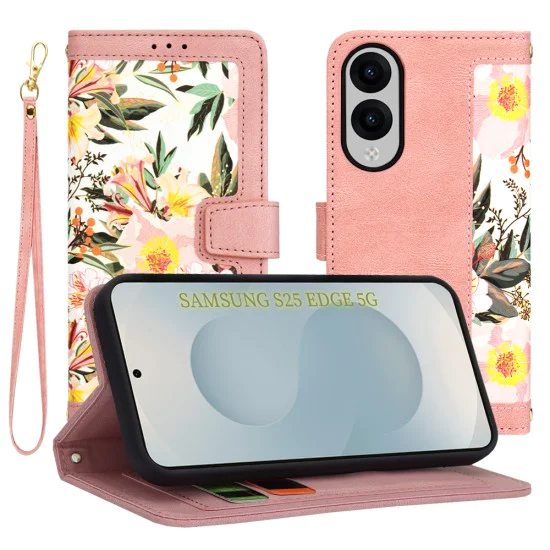 Techsuit - FlipCraft - Samsung Galaxy S25 Edge - Sweetheart Pink