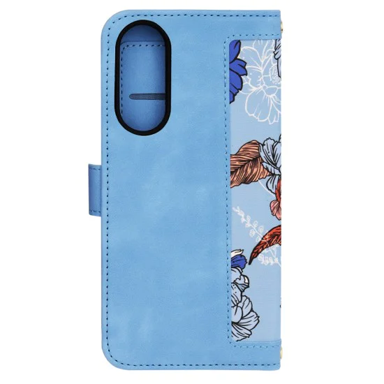Techsuit - FlipCraft - Samsung Galaxy S25 Edge - Vibrant Blue