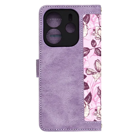 Techsuit - FlipCraft - Xiaomi Redmi Note 14 4G (регионален) - Mysterious Purple