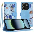 Techsuit - FlipCraft - Xiaomi Redmi Note 14 4G (регионален) - ярко синьо