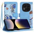 Techsuit - FlipCraft - Xiaomi Redmi Note 14 Pro 4G - Vibrant Blue