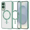 Techsuit - Луксозен Crystal MagSafe - Samsung Galaxy S25 Edge - Светло зелено