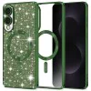 Techsuit - Луксозен блясък MagSafe - Samsung Galaxy S25 Edge - Deep Green